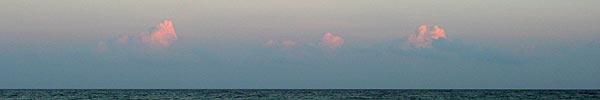 Clouds over Cozumel